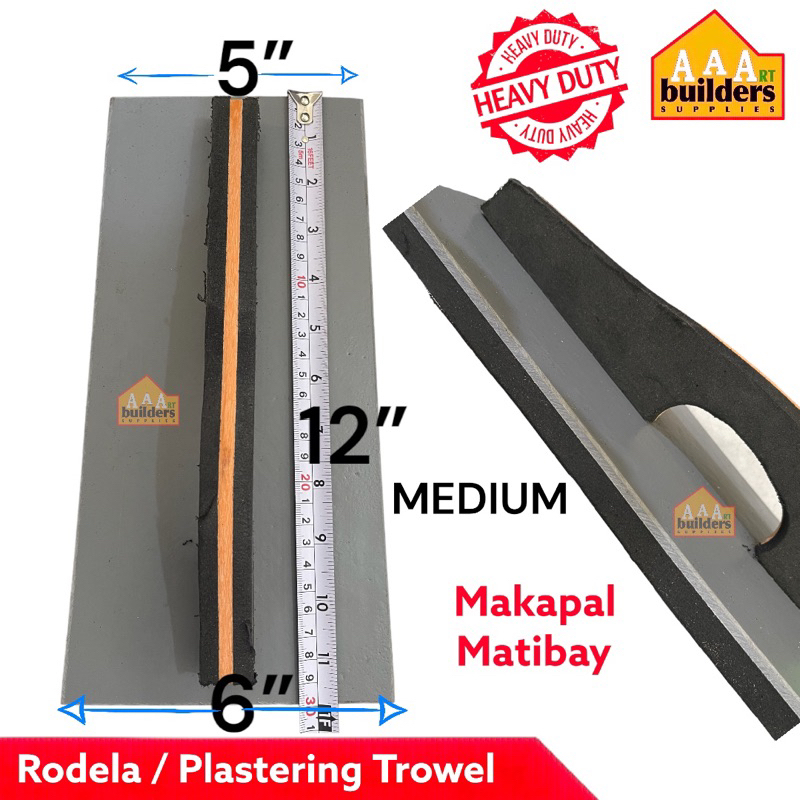 Rodela Kahoy/ Rodelang Bakal / Kutsara / Plastering Trowel Cement