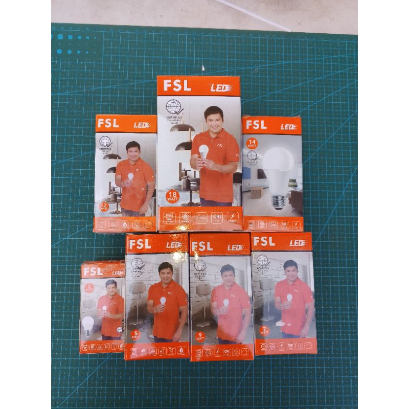 FSL LED Bulbs 3w 5w 7w 9w 12w 14w 18w Daylight, Warm White, 220v AC ...