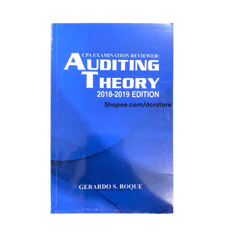 Auditing Theory 2018-2019 Edition By Roque | Shopee Philippines