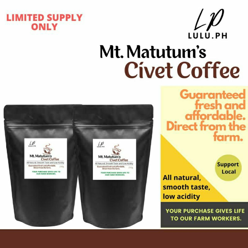 Mt. Matutum Civet Coffee (100g) Shopee Philippines