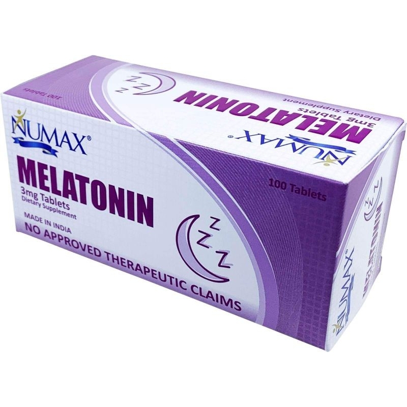 Numax Melatonin 3mg 100 tablets/Box for Better Sleep | Shopee Philippines