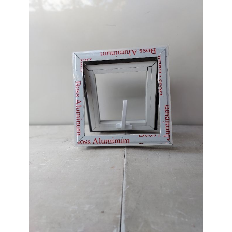 awning window 30cm × 30cm powder coated white | Shopee Philippines