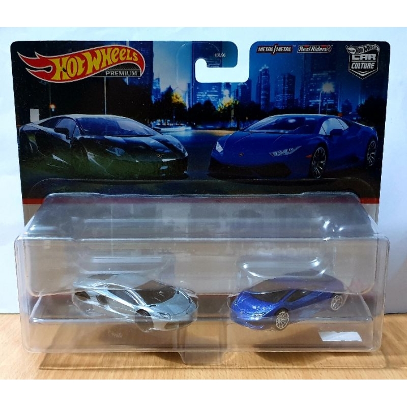 VOITURE HOT WHEELS culture Lamborghini Aventador et Huracan 1/64