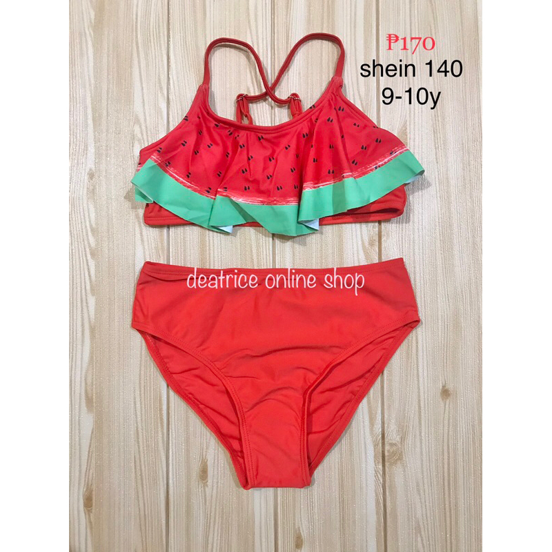 2 pcs kids swimwear shein/patpat Shopee Philippines