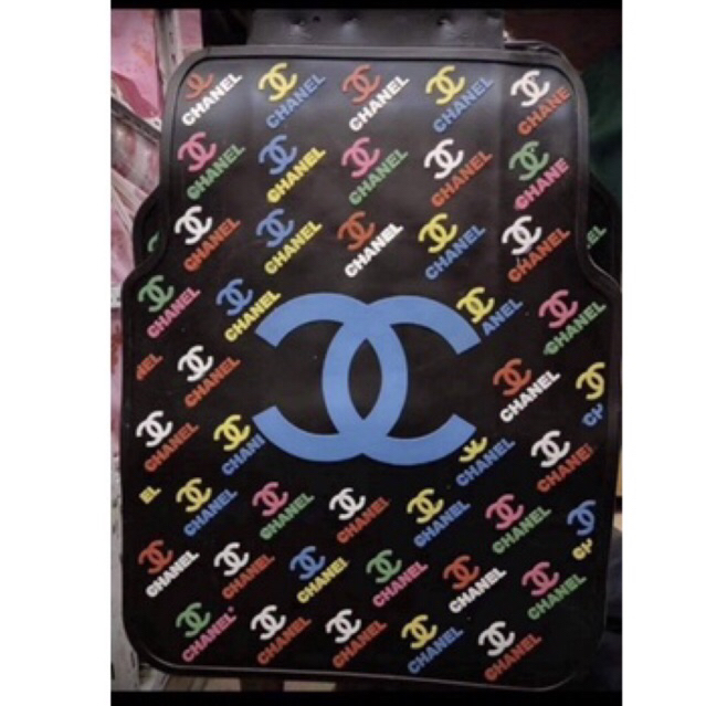 HOT SALE Car matting CHANEL LV SUPREME logo rubberized 5in1 beautiful and generous Shopee Philippines