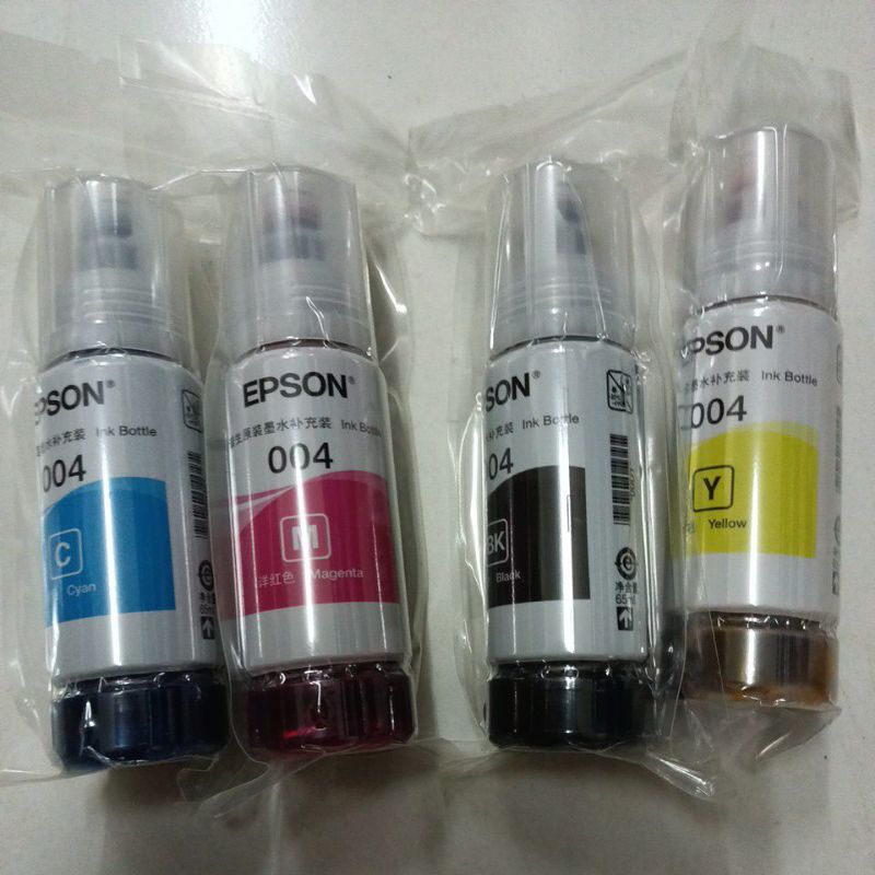 EPSON ORIGINAL INK 70ML 1SET/ B/ C/ M/ Y#672#004#003(#664 40ml ...