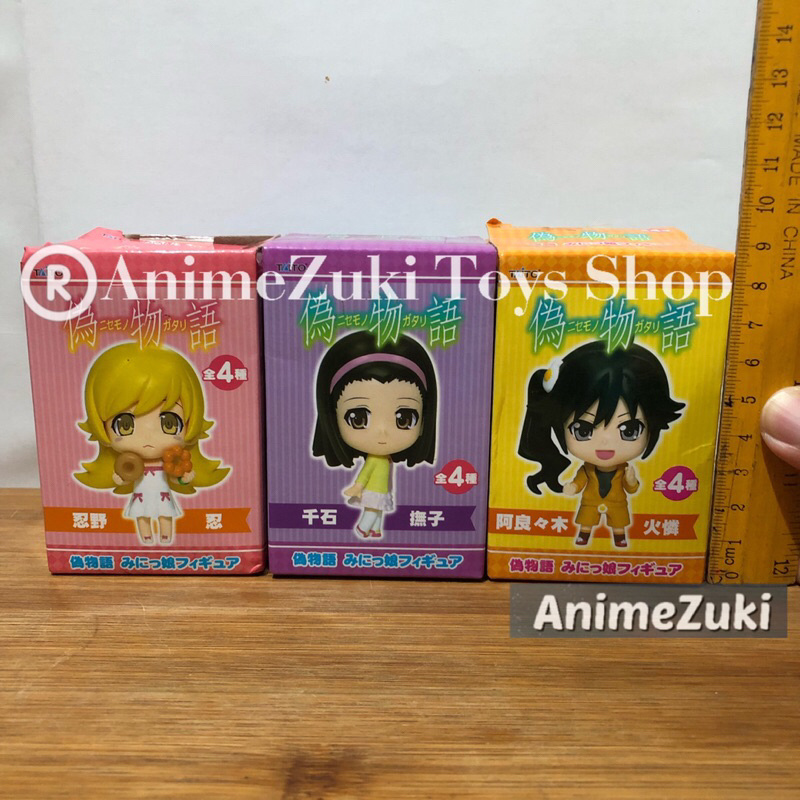 TAITO Monogatari Chibi Figures - Shinobu, Nadeko & Karen | Shopee ...
