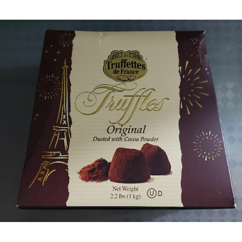 Truffles Original Dusted with Cocoa Powder 1 kg (2.2 lbs) Trufettes de