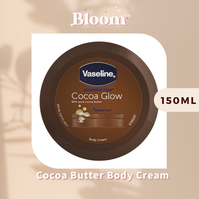 Vaseline Intensive Care Cocoa Glow Body Cream, 150ml Shopee Philippines