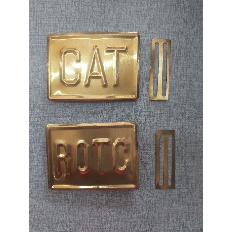 ROTC/CAT buckle metal gold Shopee Philippines