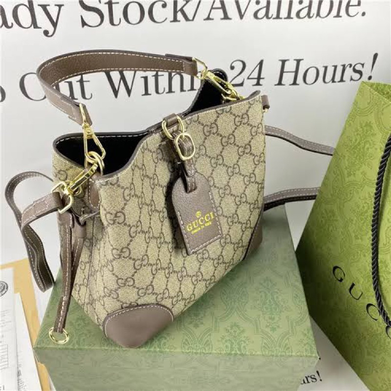 GUCCI BUCKET SLING BAG TOPG QUALITY (what you see is what you get