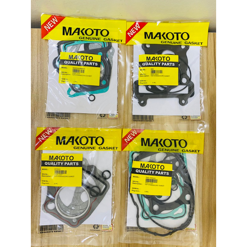 MAKOTO TOP OVERHAULING GASKET MIO SPORTY/TMX155/WAVE100/LIFAN110 Shopee Philippines