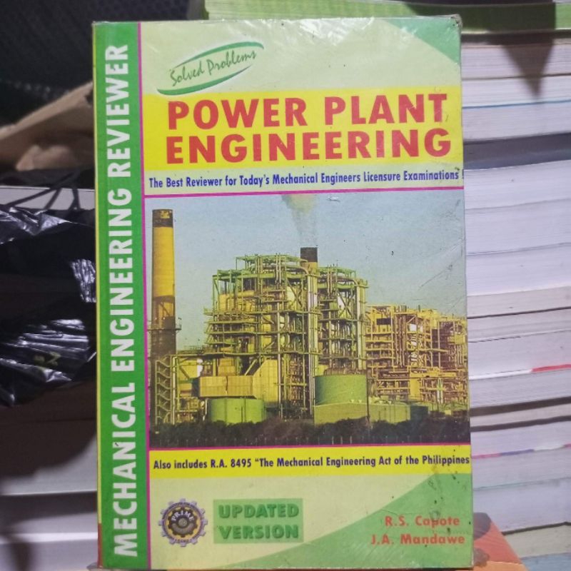 POWER PLANT ENGINEERING REVIEWER By CAPOTE Shopee Philippines