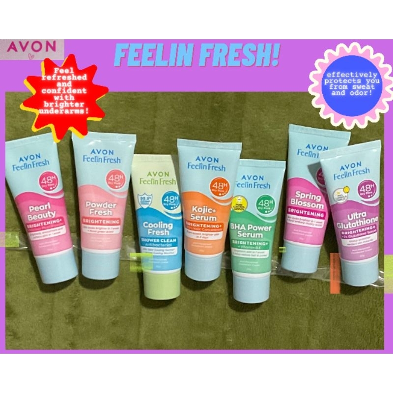 Avon Feelin Fresh Antiperspirant Deodorant Cream 55g Shopee Philippines