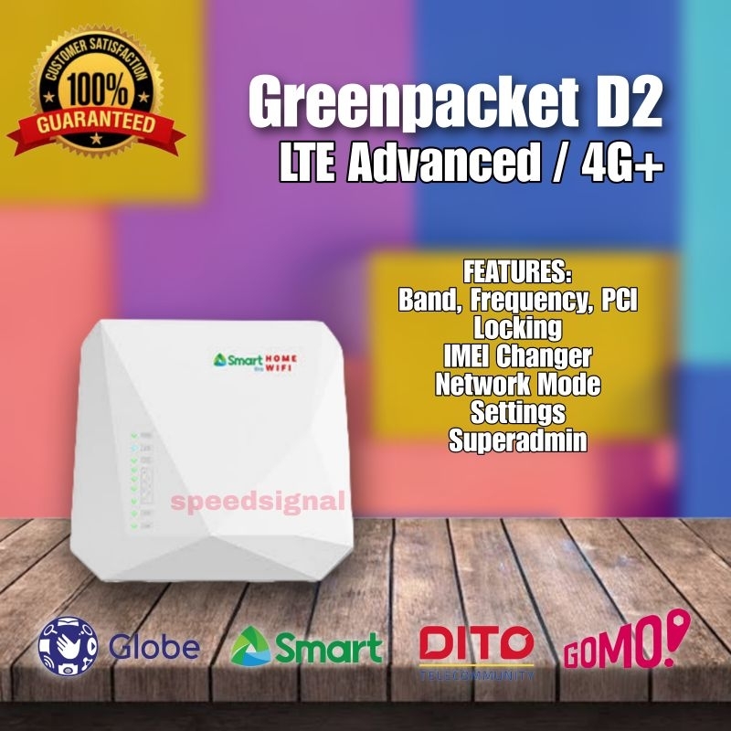 GREENPACKET D2 | OPENLINE | FULL ADMIN | Shopee Philippines
