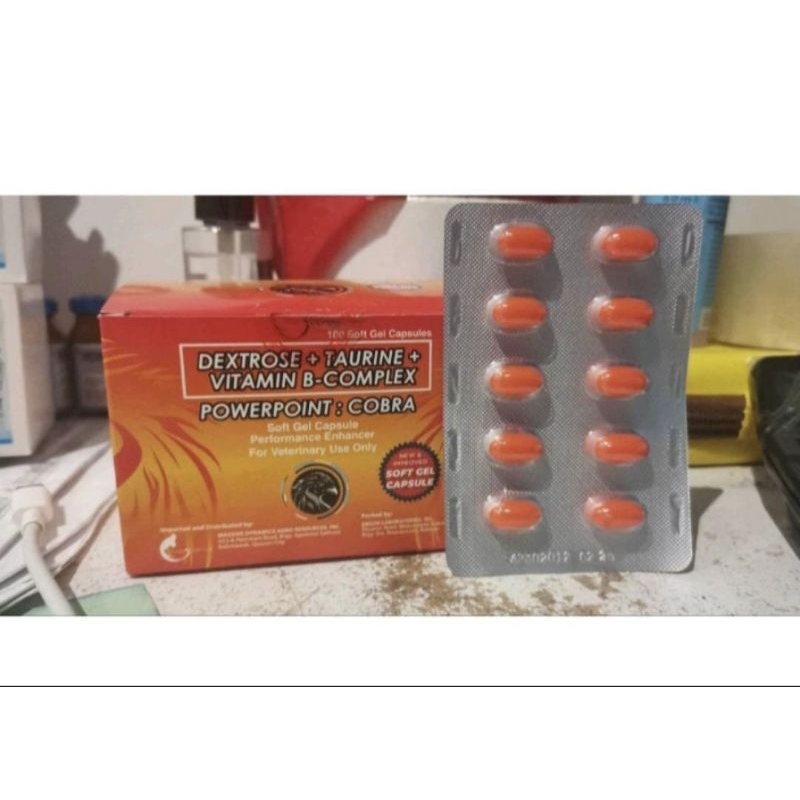 PowerPoint Cobra for Gamefowl (10casule) | Shopee Philippines