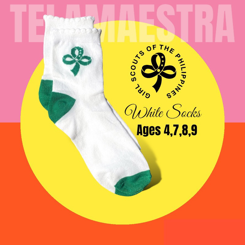 Affordable Girl Scout White Socks for Girl Scout Star/Twinkler/Junior