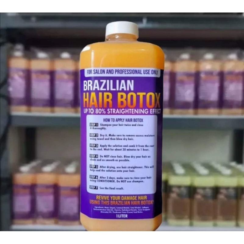 ORIGINAL HAIR BOTOX BRAZILIAN 80 STRAIGHTENING 100ML 250ML 500ML
