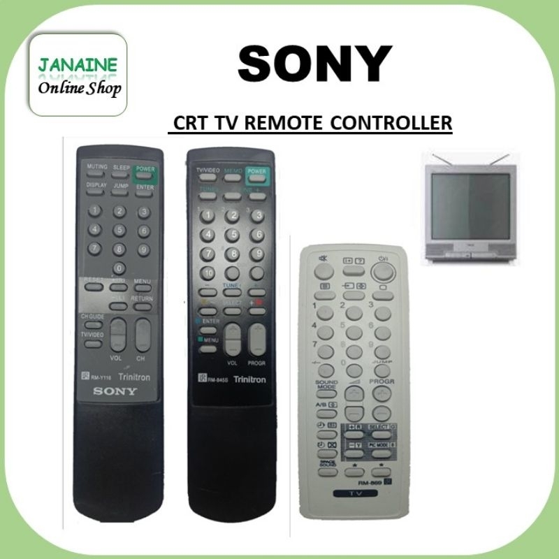 SONY TRINITRONS REMOTE CONTROLLER FOR CRT TV | Shopee Philippines