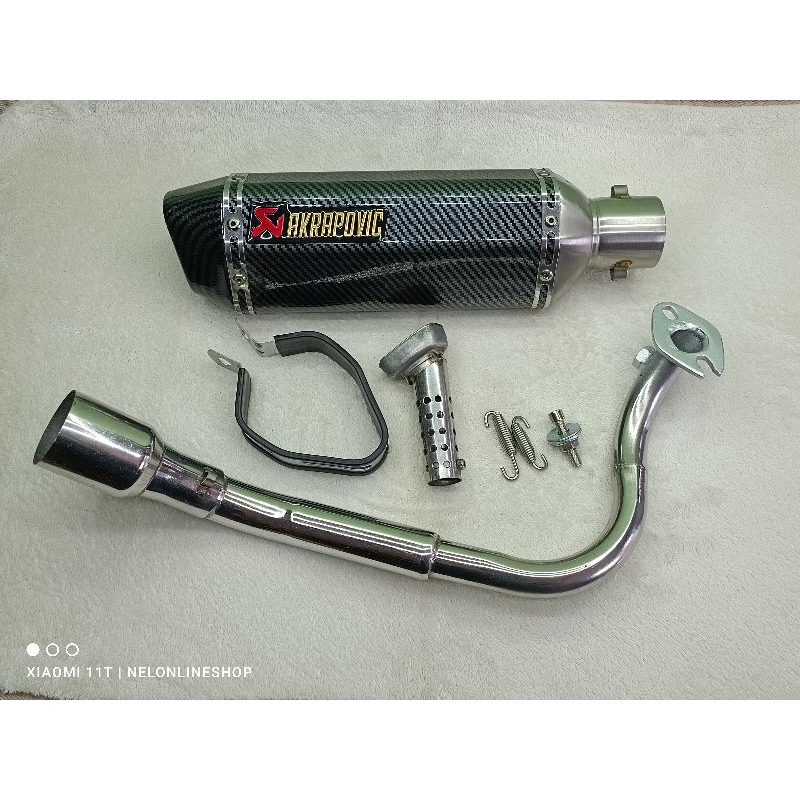 Akrapovic 370mm for Suzuki Skydrive 125 Fi | Burgman 125 Fi | Shopee ...