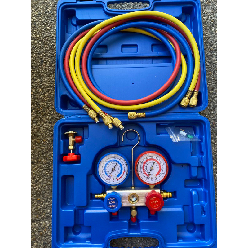 AC Manifold gauge & hose set R12/R22/R134a Shopee Philippines