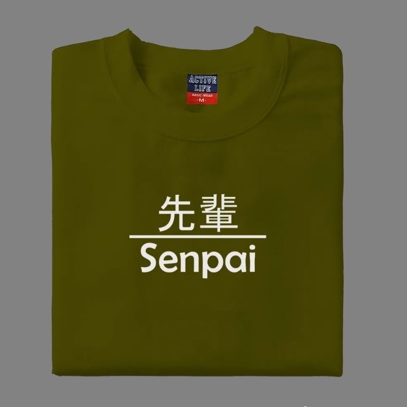 JAM. PH SENPAI JAPANESE TEXT PRINT HIGH QUALITY COTTON UNISEX COD ...