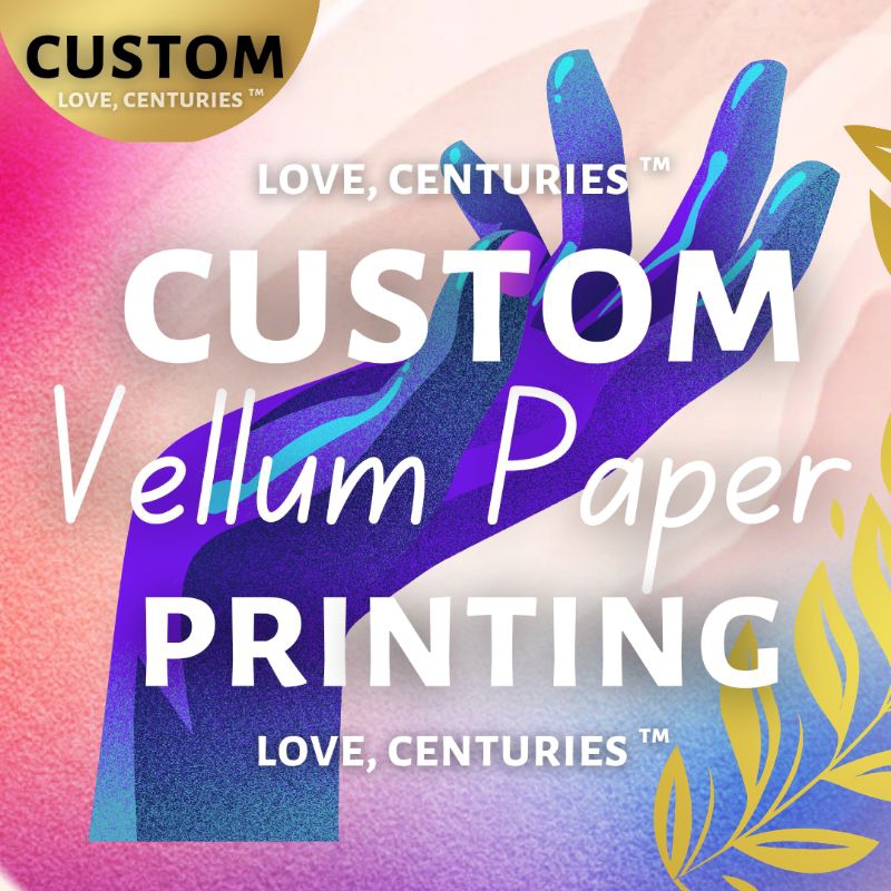 Vellum Paper Printing Custom Design Shopee Philippines