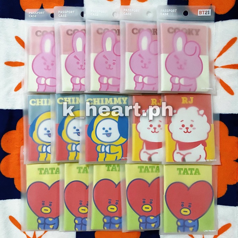 [ON HAND] OFFICIAL BT21 LINE FRIENDS PASSPORT CASE | Shopee Philippines