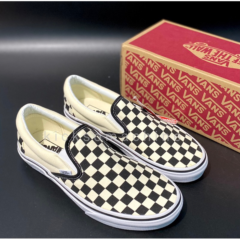 SLIP ON CLASSIC CHECKERBOARD | Shopee Philippines