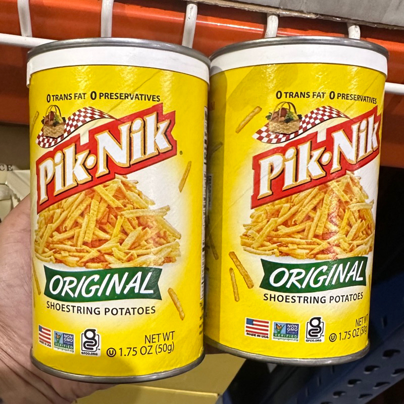 PACK OF 3 Piknik Original Shoestring Potatoes 50g, PIKNIK Potato