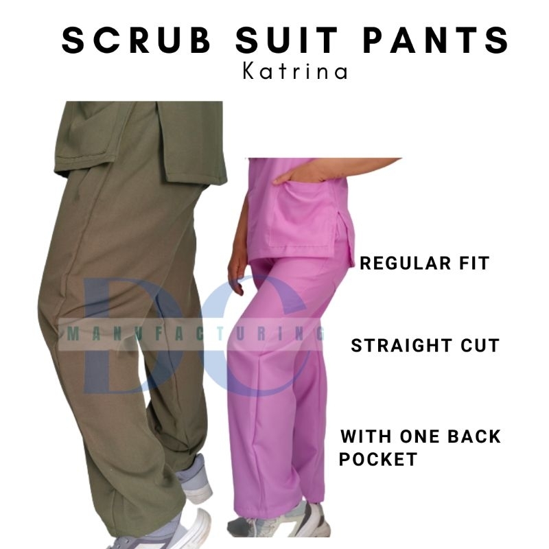 Scrub Suit PANTS ONLY/unisex/Katrina Fabric/shades of green Shopee Philippines
