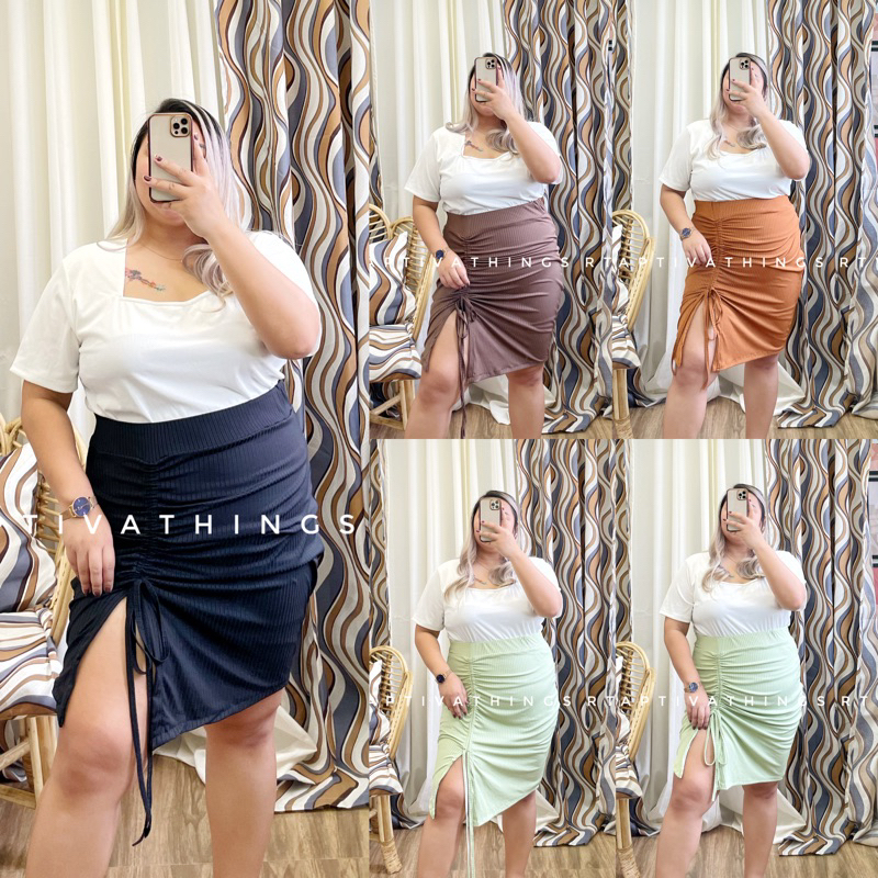 Drawstring shop skirt 4xl