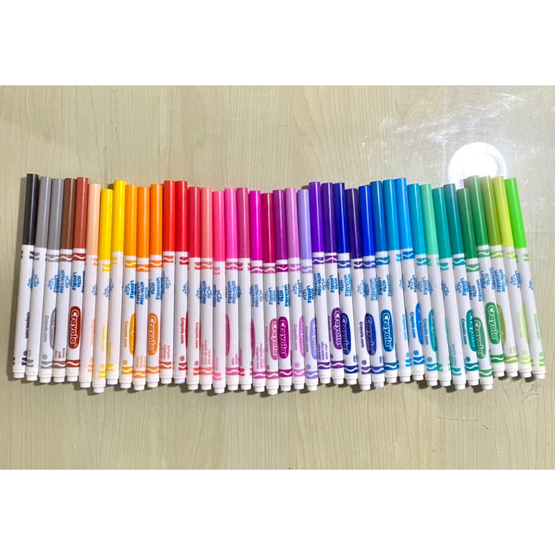 Crayola Washable Fine Tip Markers 40 pcs Shopee Philippines