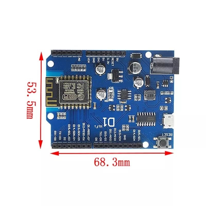 Arduino UNO R3 Wifi ATmega328 CH340G Development Board WeMos ESP8266 ...