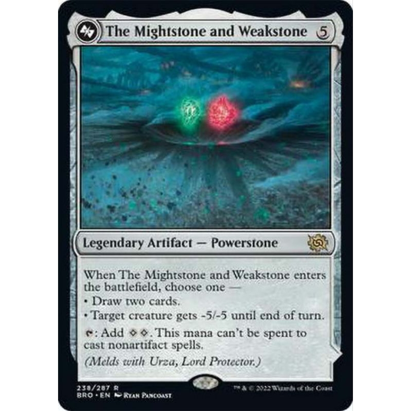 The Mightstone and Weakstone - BRO - Rare - MTG Cards (WotC) | Shopee ...