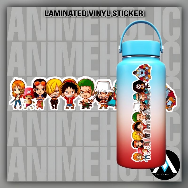 ONE PIECE | STRAWHAT PIRATES LAMINATED VINYL STICKER | Shopee Philippines