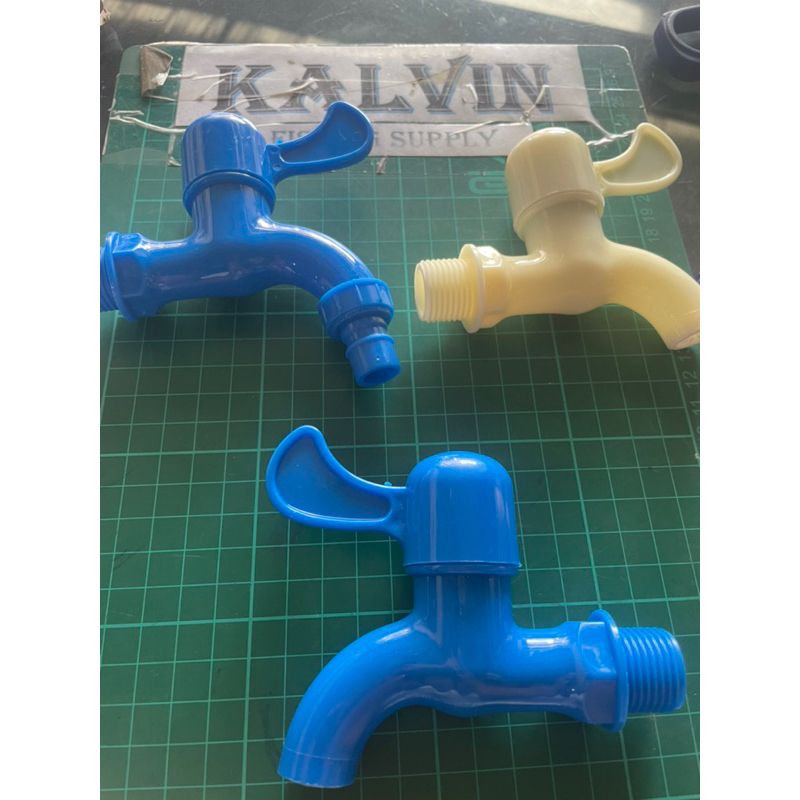 PVC FAUCET / PLASTIC GRIPO PLAIN BIBB AND WITH HOSE BIBB | Shopee ...