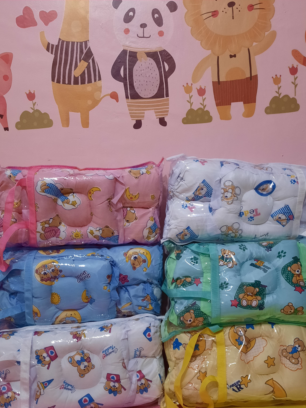 Newborn pillow and bolster Set ‼️‼️SALE‼️‼️ character newborn pillows