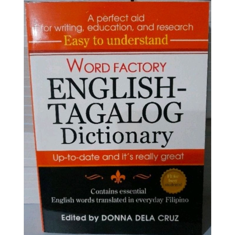 WORLD FACTORY ENGLISHTAGALOG DICTIONARY by Donna Dela Cruz Shopee