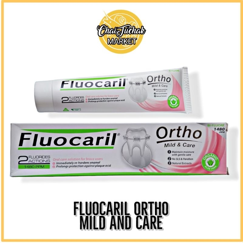 Fluocaril ORTHO MILD AND CARE for BRACE USERS Toothpaste Single Tube Bi