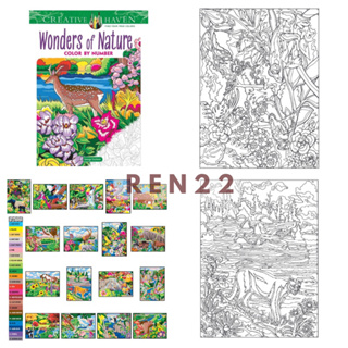 Creative Haven Wonders of Nature Color by Number [Book]