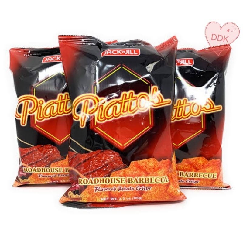 PIATTOS ROADHOUSE BARBECUE 85G Flavored Potato Chips Shopee Philippines