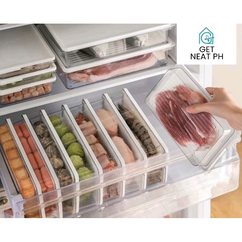 Refrigerator Freezer Storage Box Home Kitchen Meat Seafood Fruit Sealed
