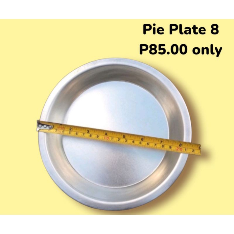PIE PLATE MOLDER, 8 inches, 8.5 inches Egg Pie Plate, Buko Pie Plate