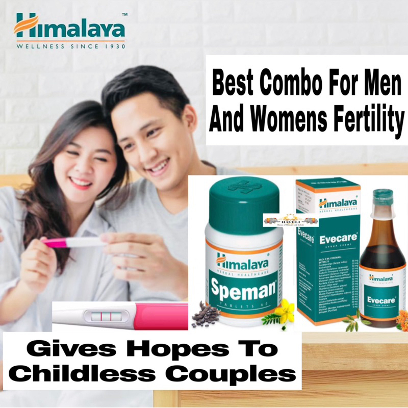 Himalaya Fertility Package Evecare Syrup And Speman For Men And Woman