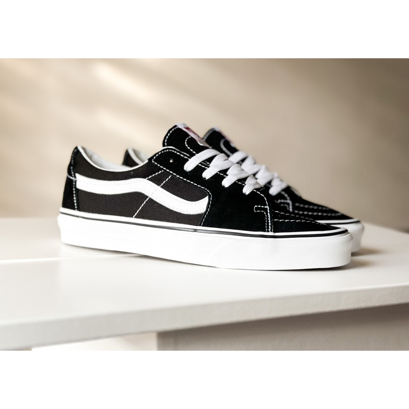 Vans Skate Low Black & White Classic Shopee Philippines