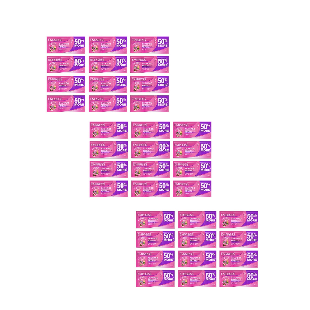 Empress Shampoo Smooth & Shiny Pink 21ml, 36pcs Shopee Philippines
