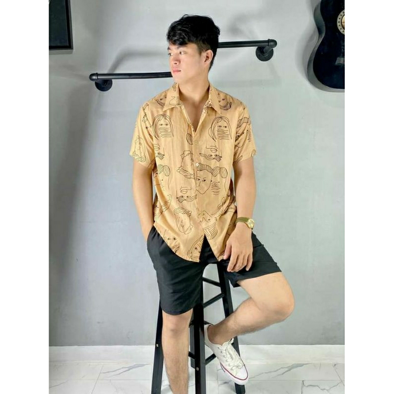 BOHEMIAN POLO FOR MEN CASUAL SUMMER DAILY POLO KOREAN STYLE Shopee Philippines
