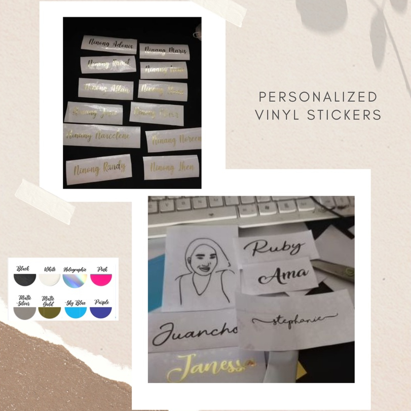Vinyl Precut Sticker labels | Shopee Philippines