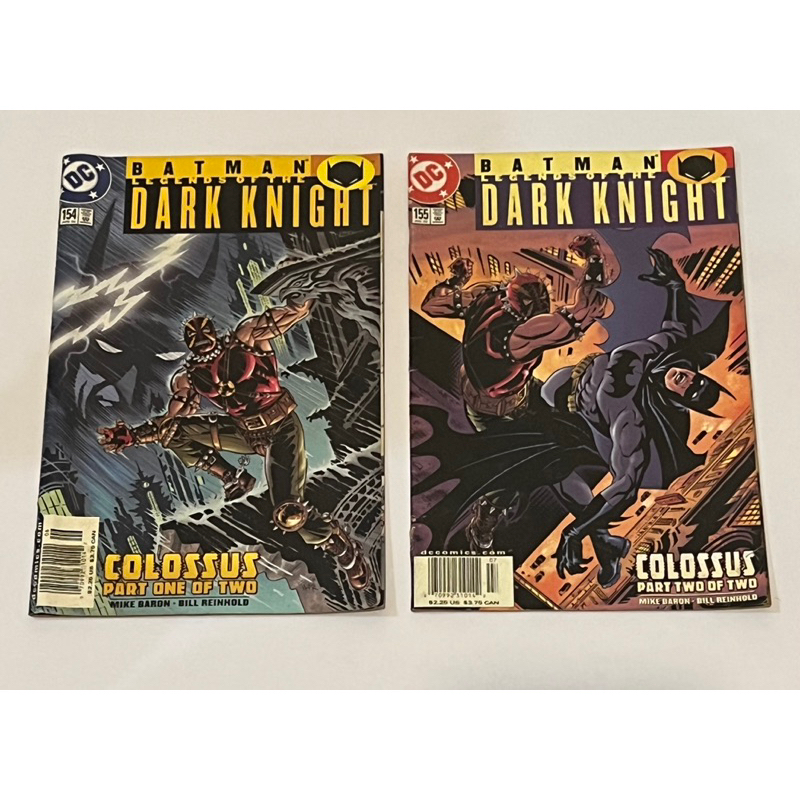 DC Comics: Batman Legends of the Dark Knight “Colossus” set of 2 ...